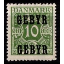 1923 - Danmark - Gebyrmærke - AFA 1 - Frimærke - Postfrisk.